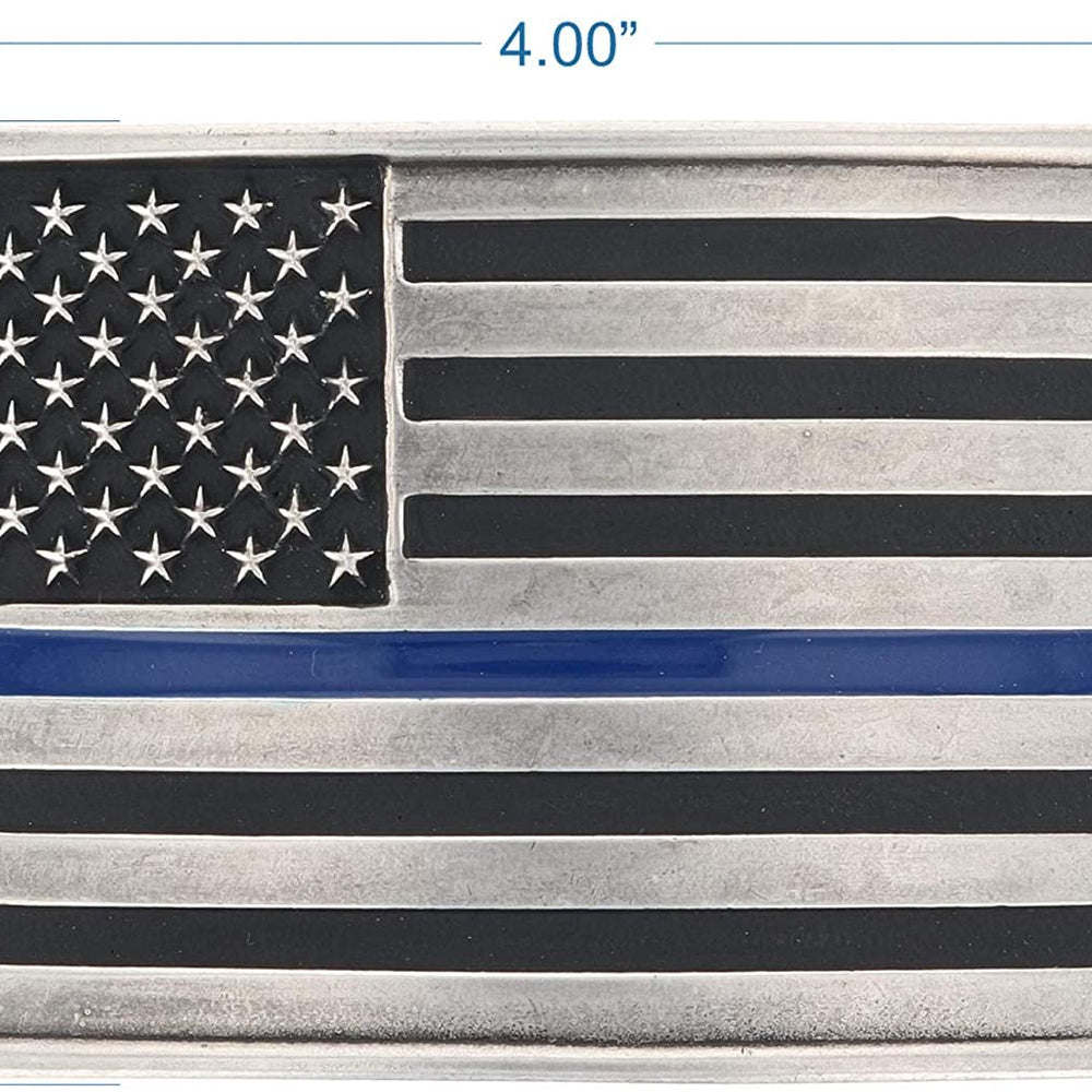 
                  
                    Dimensions of Montana Silversmiths American Flag Attitude Buckle
                  
                