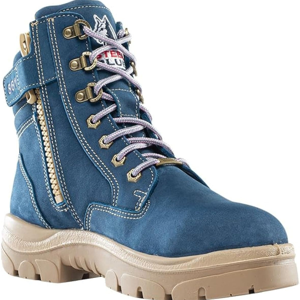 
                  
                    Steel Blue Southern Cross Ladies Safety Boot in Blue
                  
                