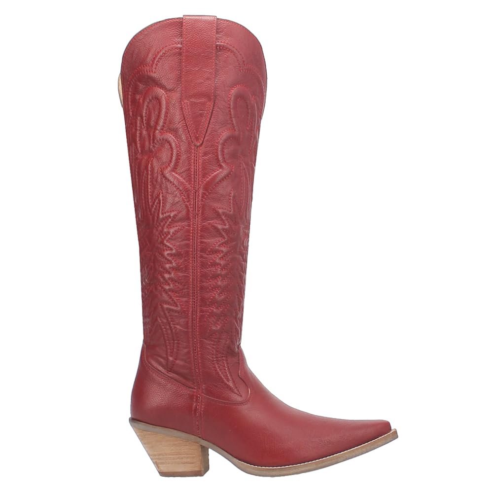 
                  
                    Dingo Women's Raisin Kane Embroidered Snip Toe Boots - red
                  
                
