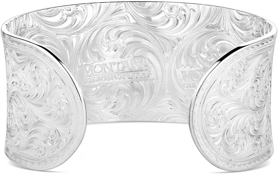 Underside of Montana Silversmiths Women's Classic Allure Cuff Bracelet