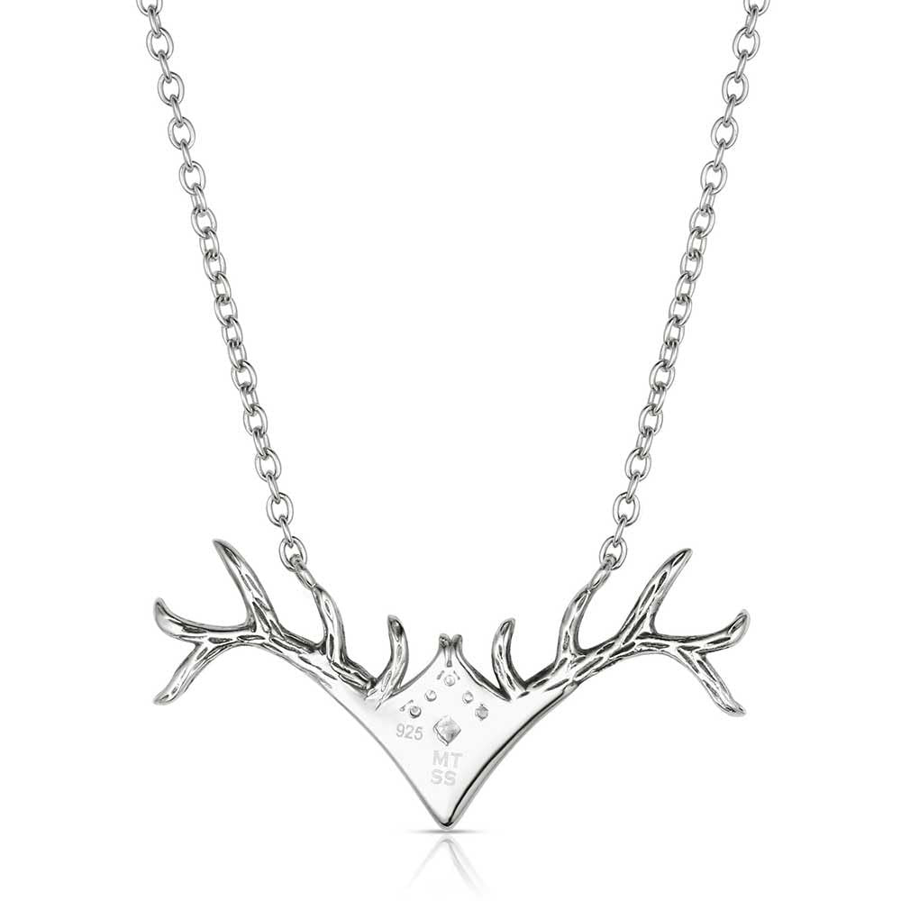 Back of Montana Silversmiths Women's High Country Opal Necklace
