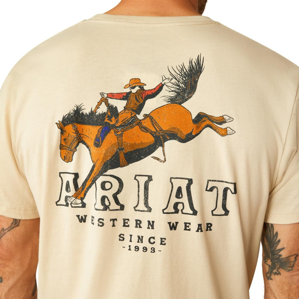 
                  
                    Graphic Design of Ariat Men's Bronc Ridin' Heritage T-Shirt
                  
                