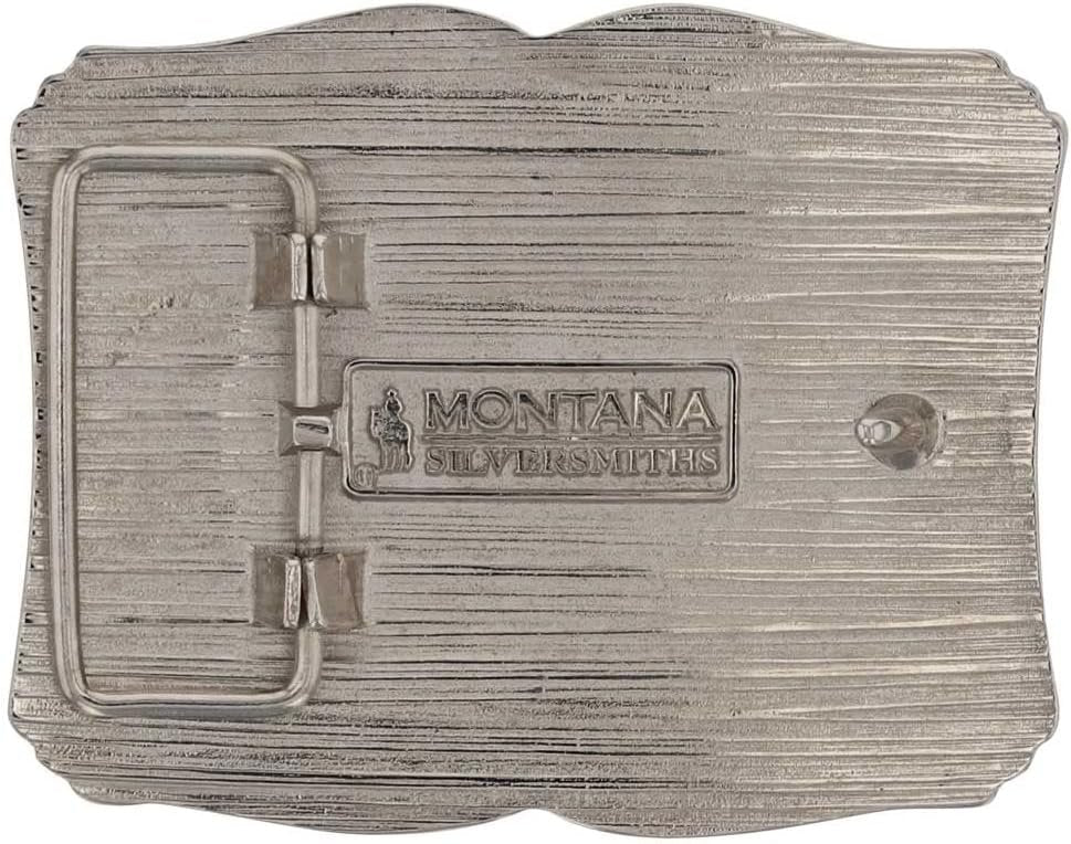 
                  
                    Back of Montana Silversmiths American Flag Attitude Buckle With Soaring Eagle Design
                  
                