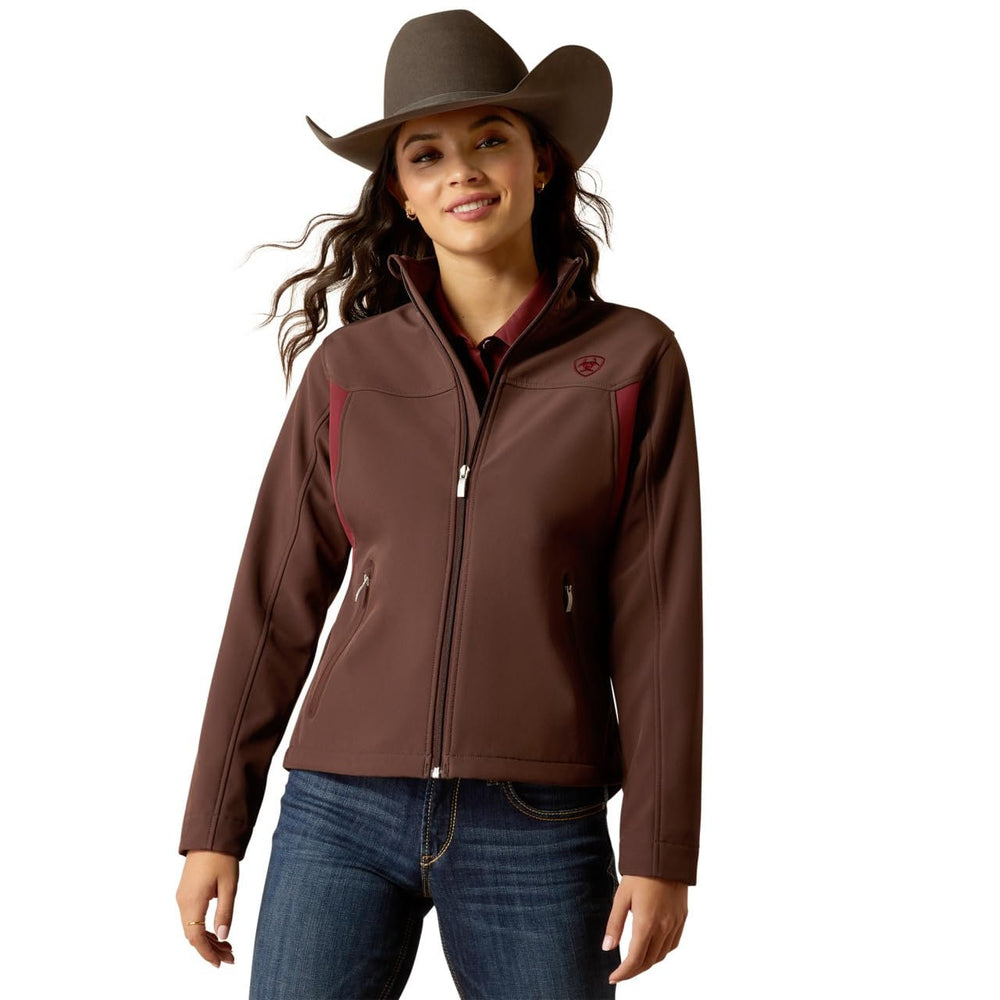 
                  
                    Ariat Women's New Team Softshell Jacket in Chocolate Plum/Tawny Port
                  
                