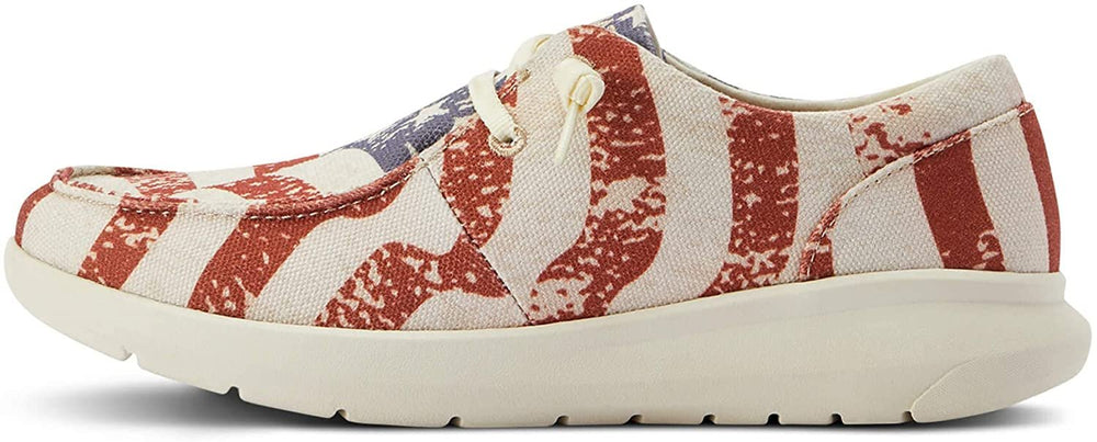 
                  
                    Side of Ariat Women's Hilo Shoe in Distressed Flag
                  
                