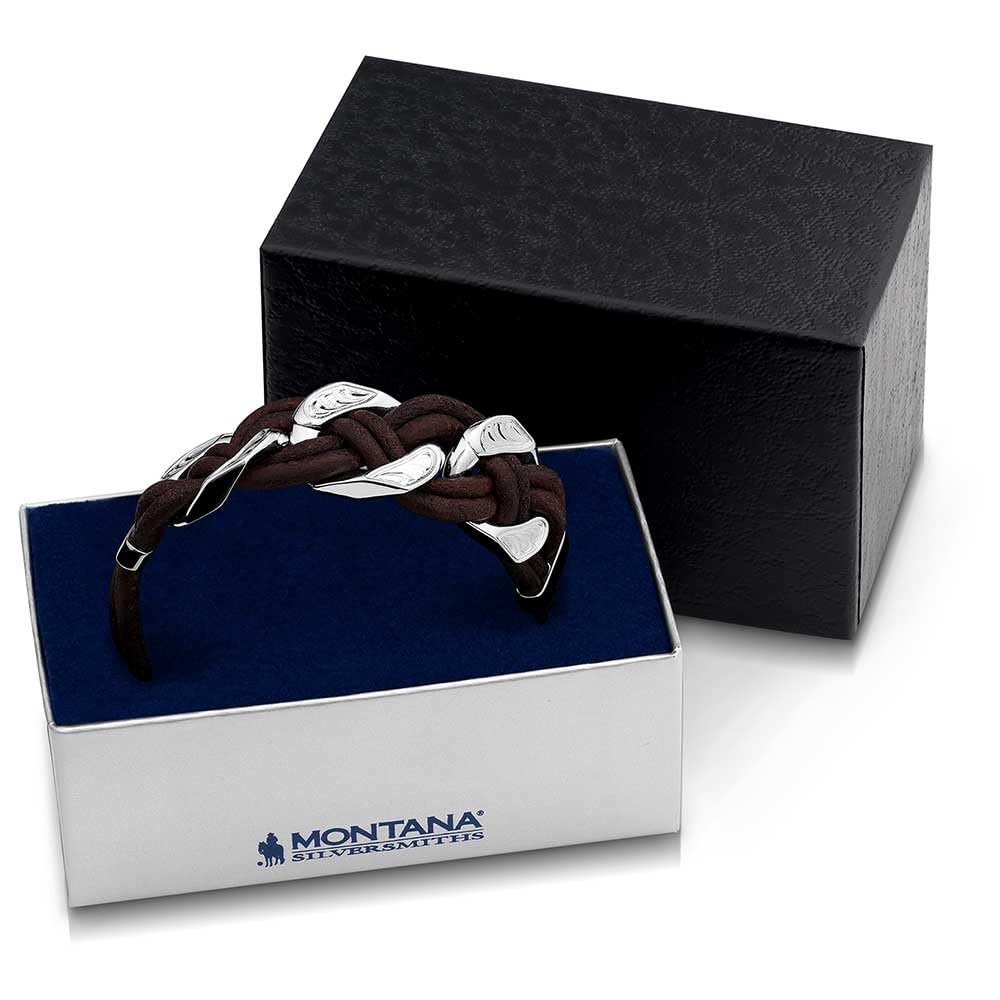 
                  
                    Montana Silversmiths Men's Rustic Braided Bracelet in Gift Box
                  
                