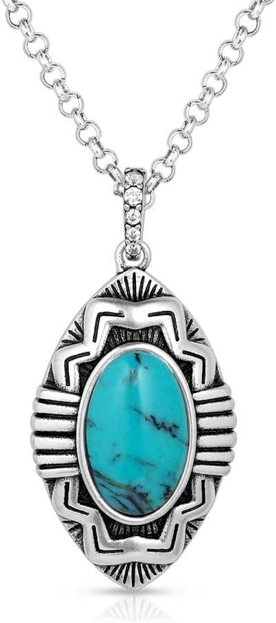 Montana Silversmiths Blue Mesa Turquoise Necklace