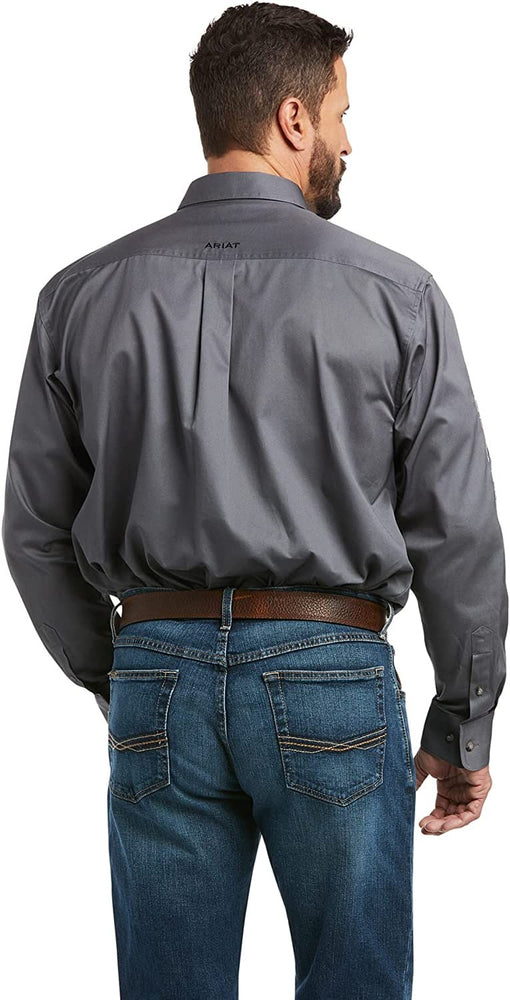 
                  
                    Back of Ariat Men's Team Logo Twill Classic Fit Shirt
                  
                
