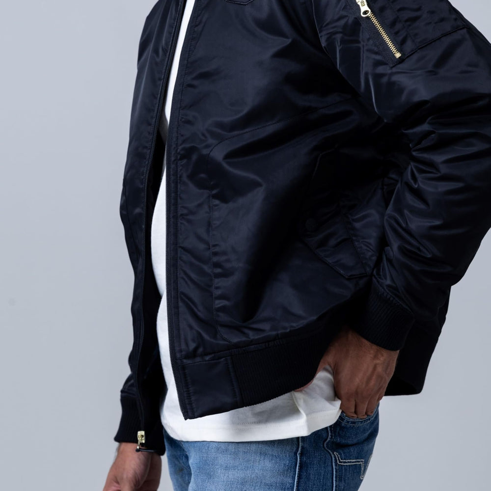 
                  
                    Side of Kimes Ranch Men's Hobbs Bomber Jacket in Black
                  
                