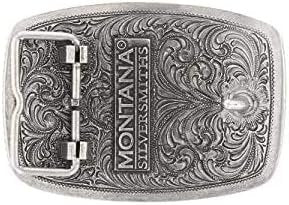 
                  
                    Back of Montana Silversmiths Longhorn Attitude Western Belt Buckle
                  
                