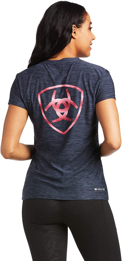 
                  
                    Back of Ariat Women's Laguna Logo Baselayer in Mazarine Blue
                  
                
