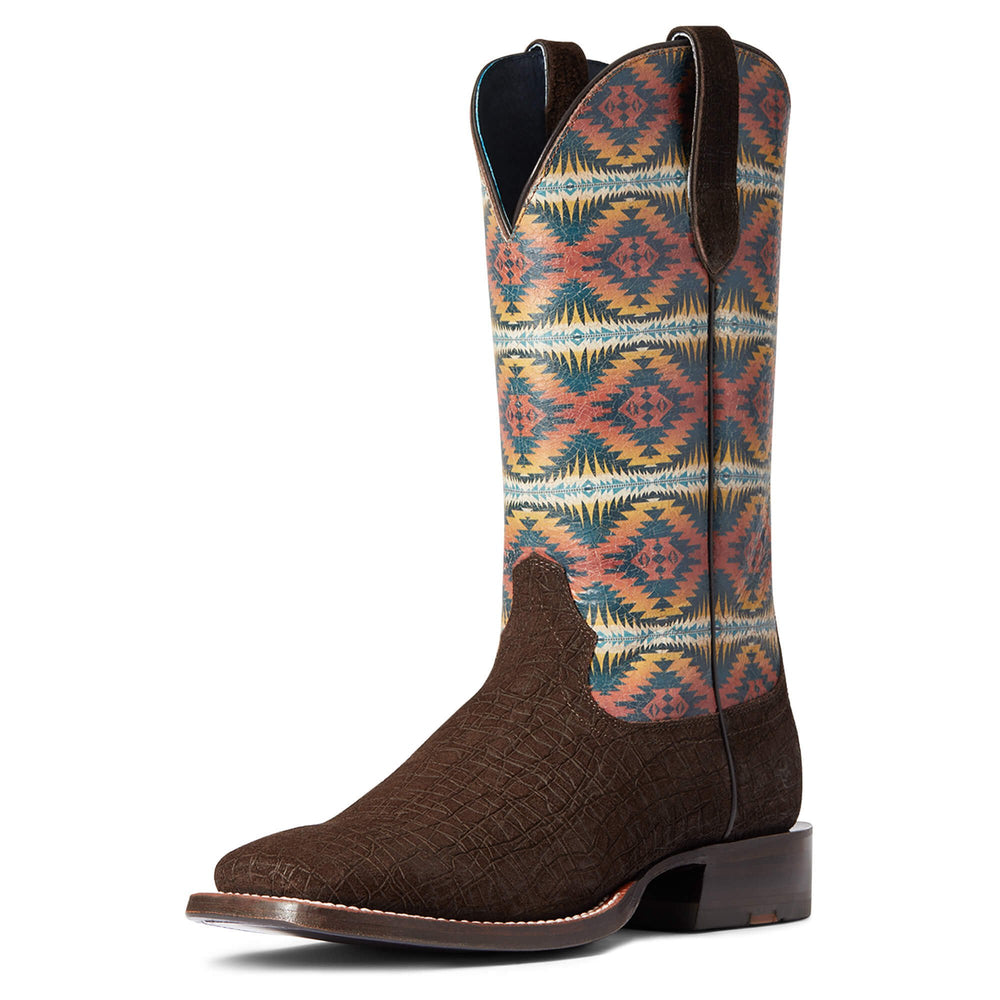 
                  
                    Ariat Men's Circuit Proud Western Boot in Dark Coffee/Night Dance
                  
                