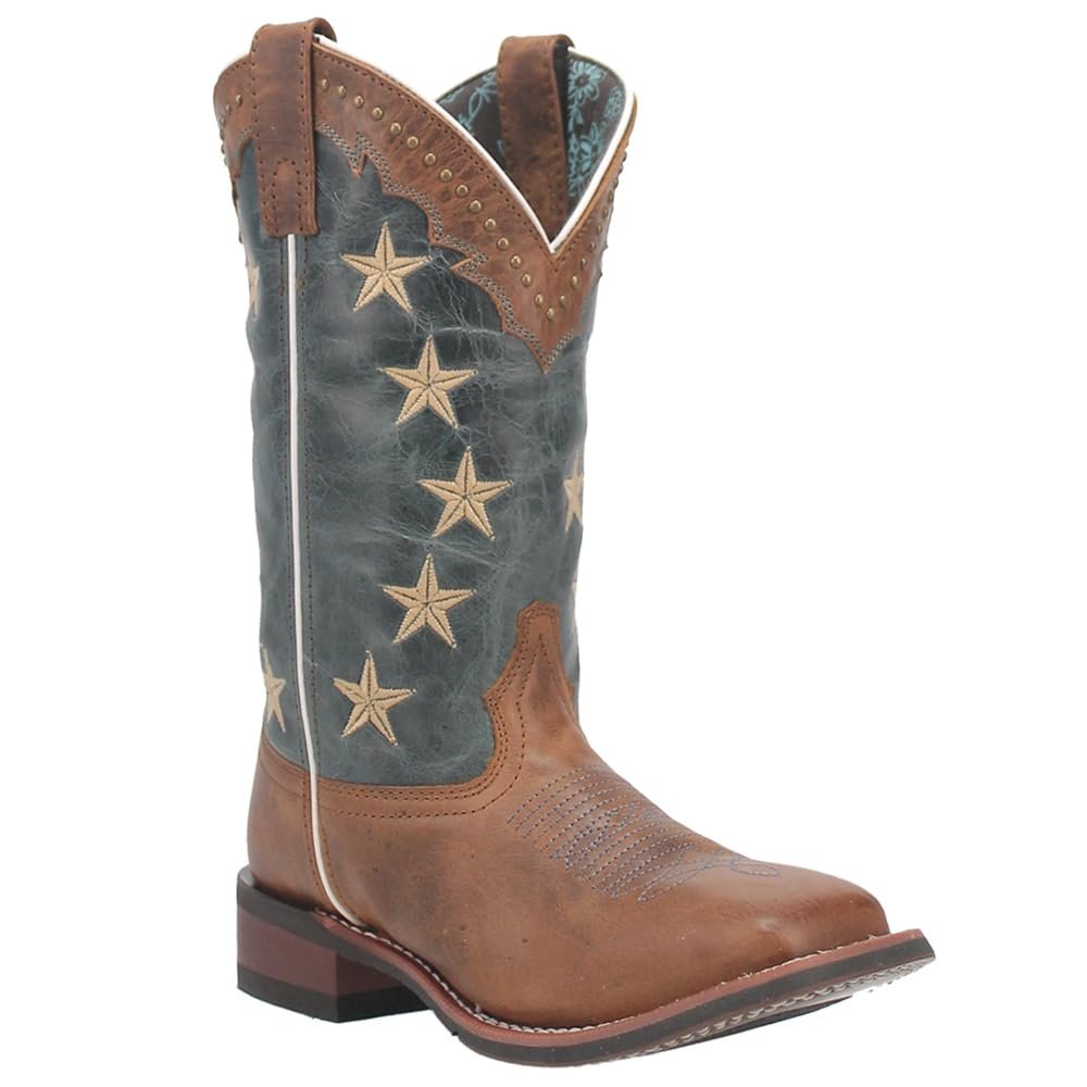 Laredo Women's Early Star Western Performance Boots - Broad Square Toe