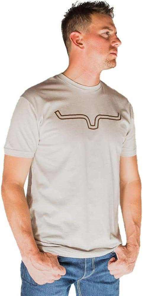 
                  
                    Man Wearing Kimes Ranch Men's Outlier T-Shirt in Espresso
                  
                