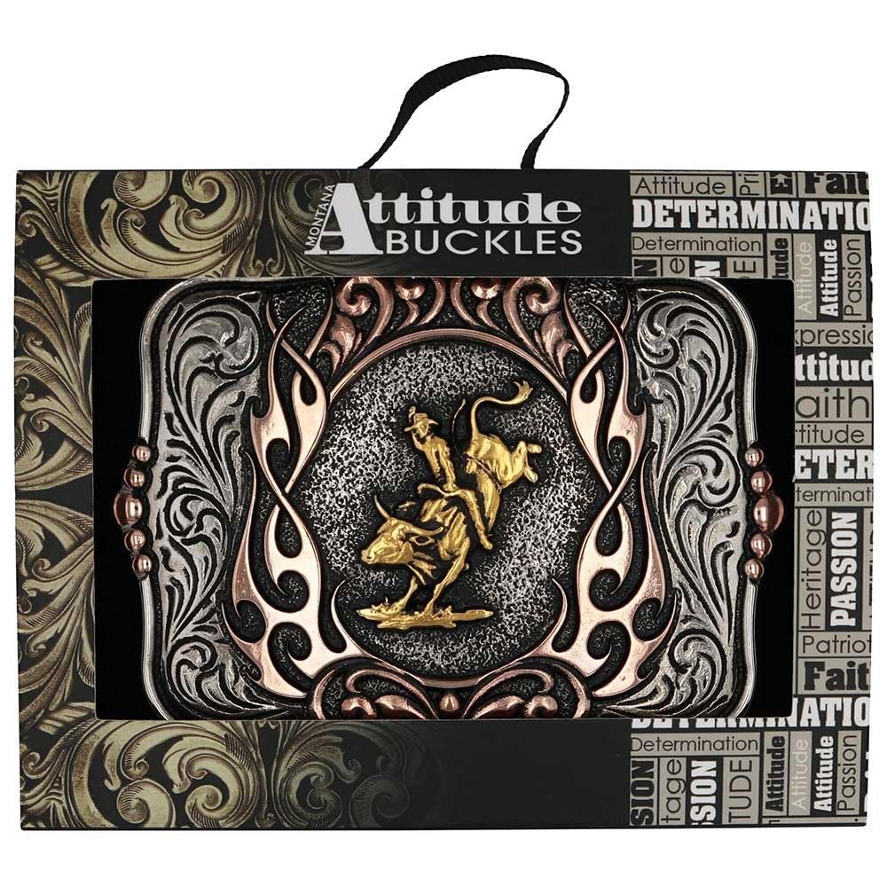 
                  
                    Montana Silversmiths Code of the West Buckle in Attitude Packaging
                  
                