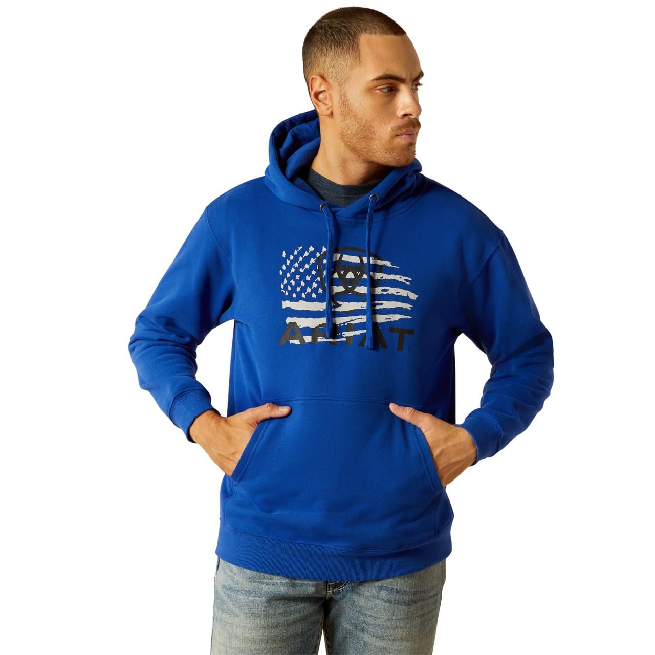 Ariat Men's Breakthru Hoodie in Surf the Web