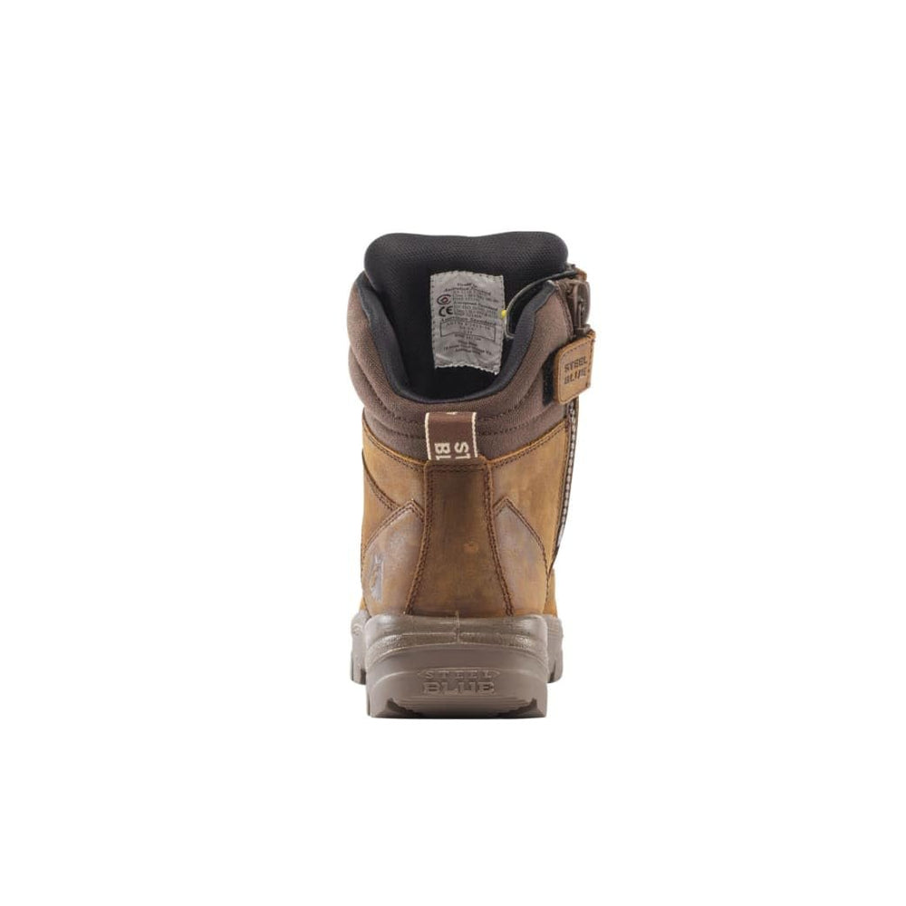 
                  
                    Back of Steel Blue Southern Cross Zip Safety Boot
                  
                
