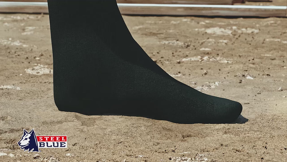 
                  
                    Load and play video in Gallery viewer, Steel Blue Portland: Soft Toe Work Boot Construction
                  
                