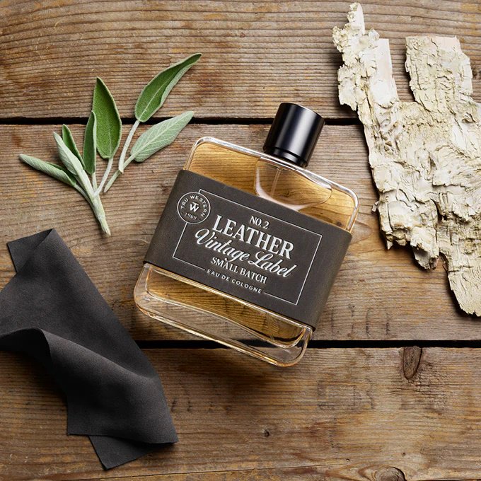 Men’s leather western cologne by Tru Western