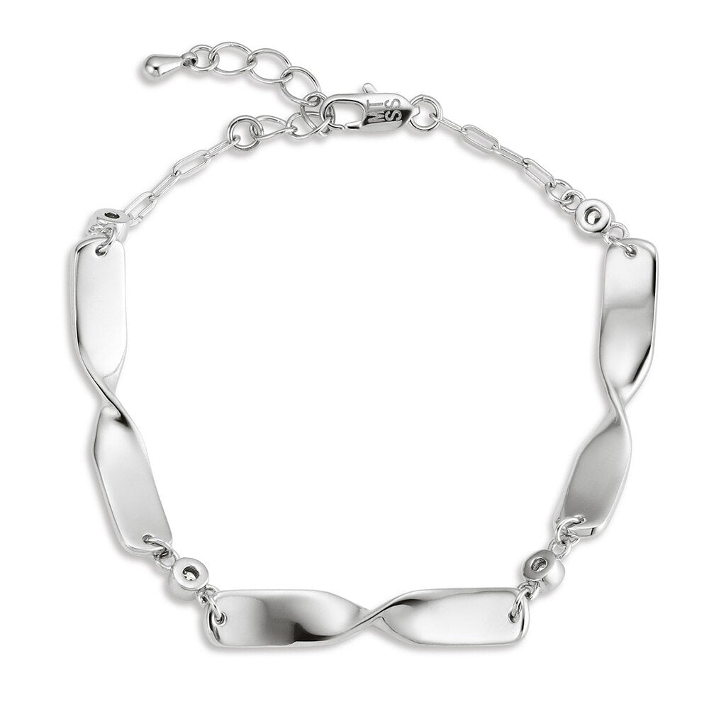 Western two-tone crystal adjustable chain bracelet by Montana Silversmiths with elegant silver and gold-tone styling.