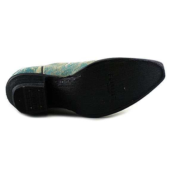 
                  
                    Outsole of Corral Boots Girls' Turquoise Embroidered Snip Toe Cowboy Boot
                  
                