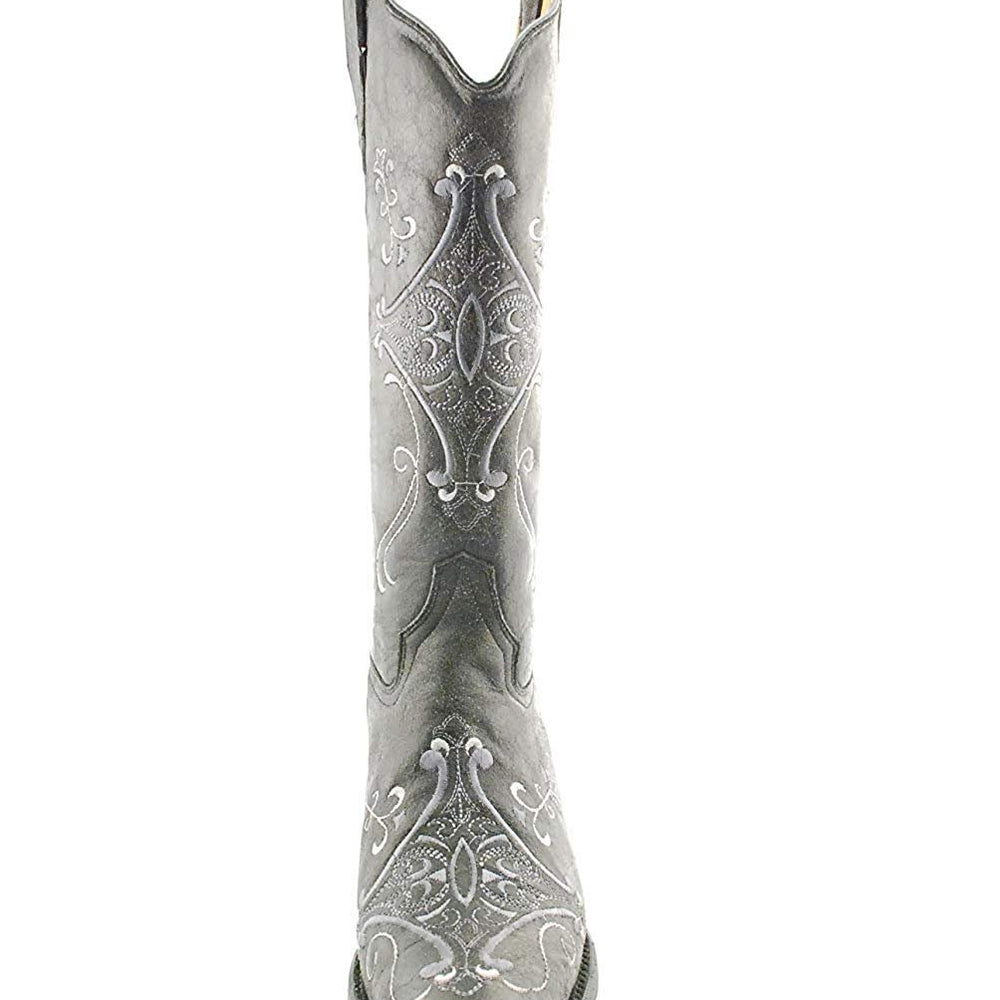 
                  
                    Front View of Circle G Women’s Embroidered Snip Toe Western Boot
                  
                