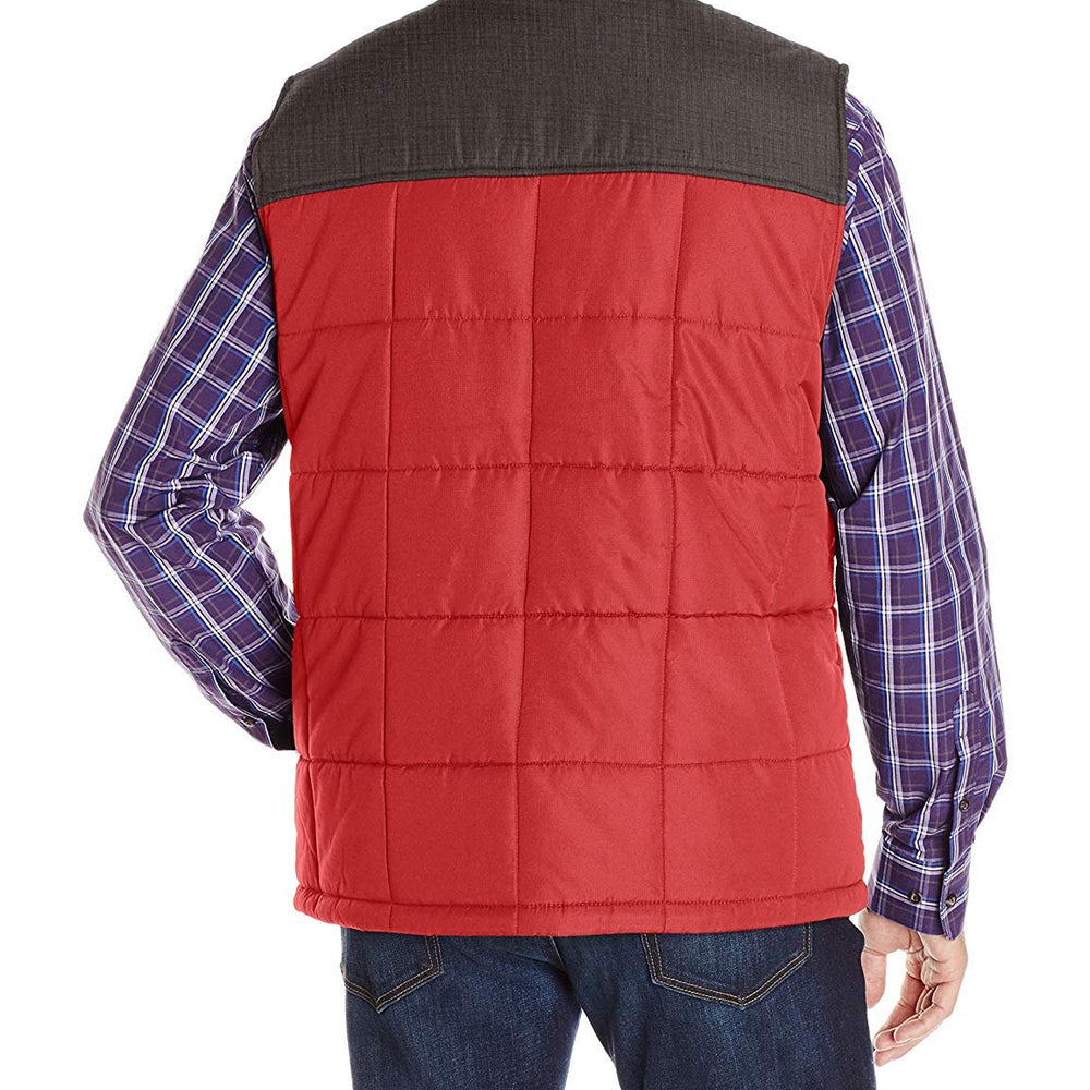 
                  
                    Back of Red Ariat Men's Crius Insulated Vest
                  
                