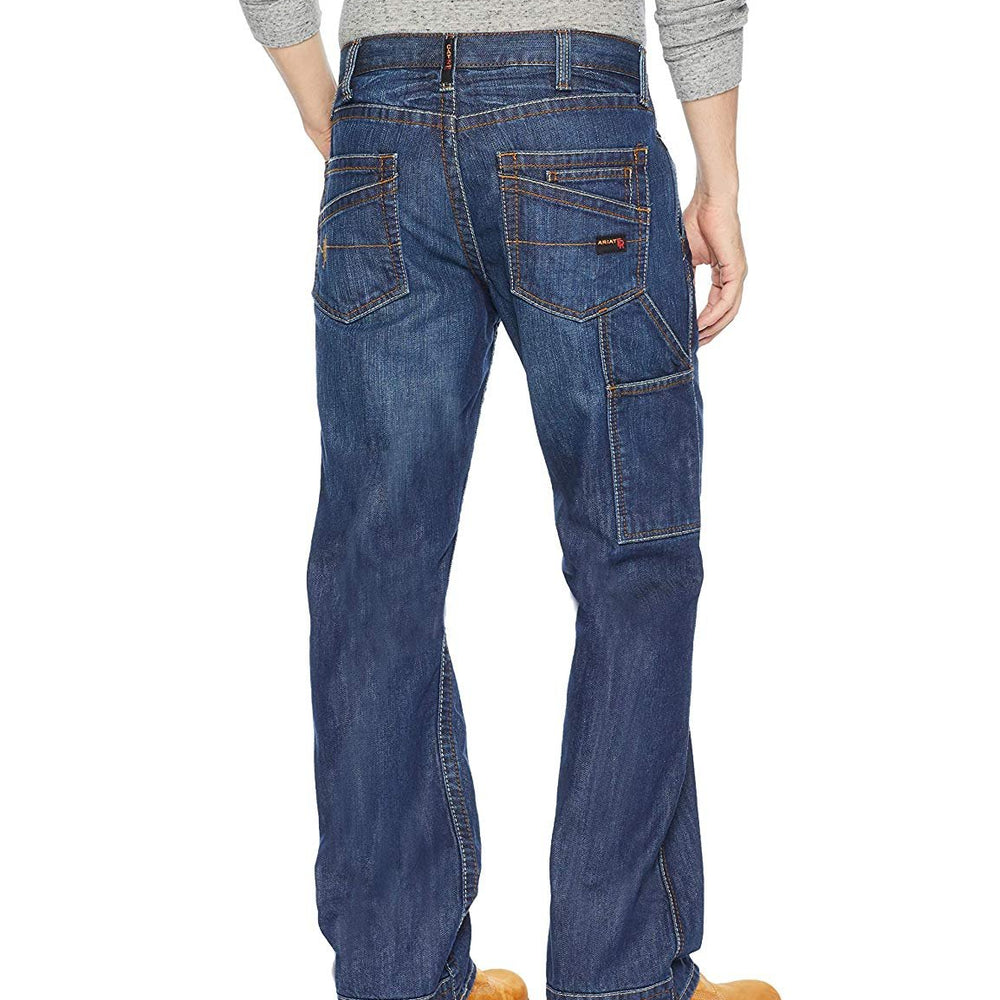 
                  
                    Back of Ariat Men's FR M4 Low Rise Basic Boot Cut Jeans
                  
                