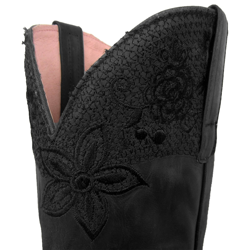 
                  
                    Miss Macie Women's Luna Embroidered Floral Black U6015-01
                  
                