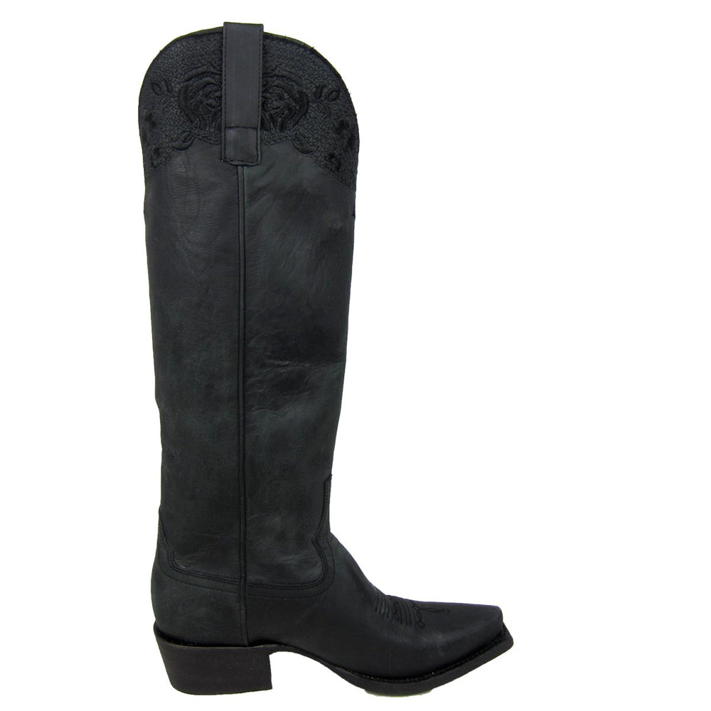 
                  
                    Miss Macie Women's Luna Embroidered Floral Black U6015-01
                  
                