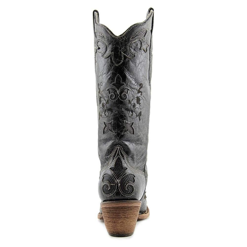 
                  
                    Back of Corral Boots Women's Lizard Inlay Pointed Toe Western Boot
                  
                
