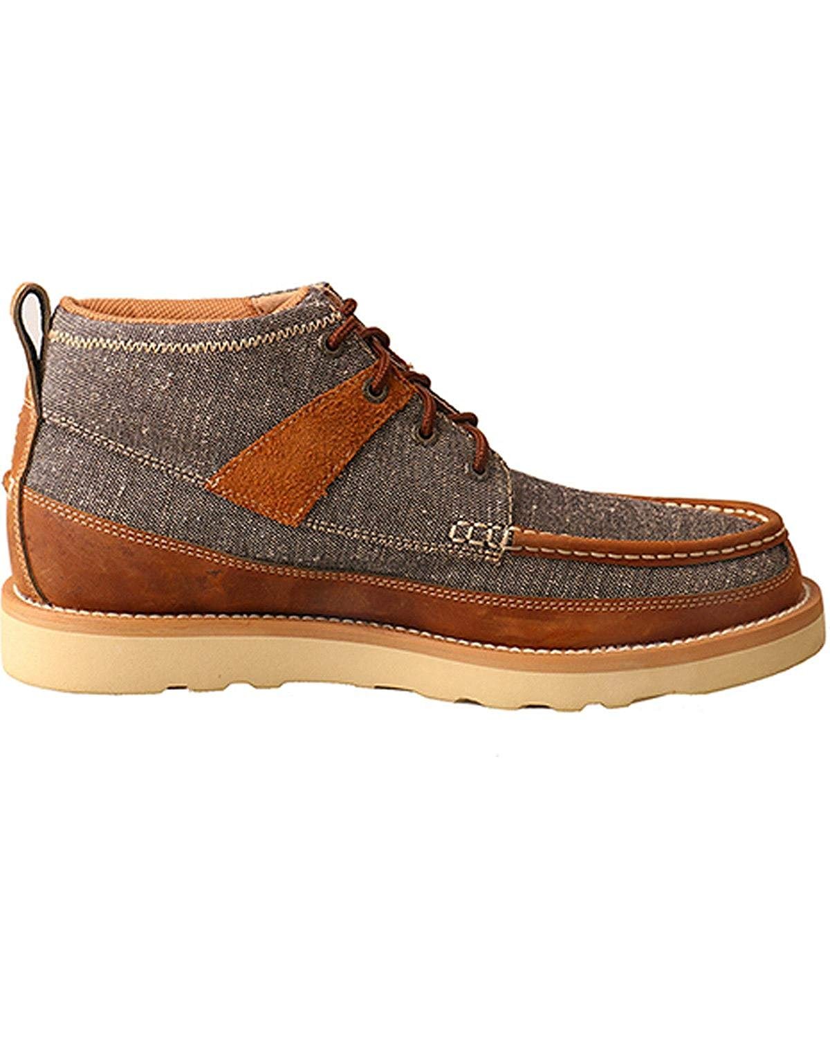 Side Profile of Twisted X Men's Casual 4" Wedge Sole Boot