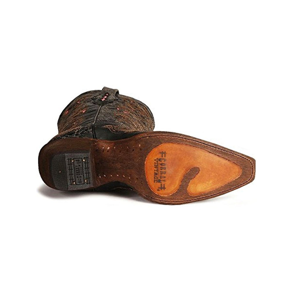 
                  
                    Outsole of Corral Boots Women's Pink Inlay Snip Toe Western Boot
                  
                