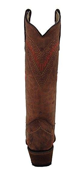 
                  
                    Back View of Circle G Women's Shedron Embroidered Western Boot
                  
                