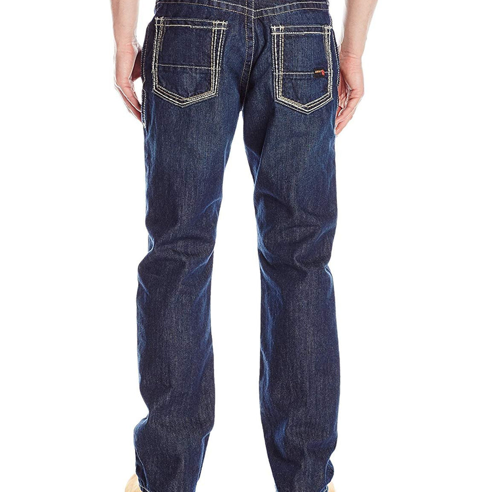 
                  
                    Back of Ariat Men's FR M4 Low Rise Basic Boot Cut Jeans
                  
                
