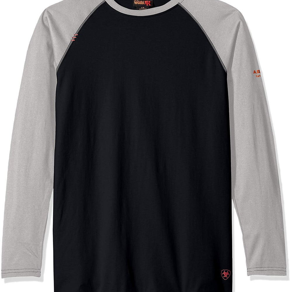 
                  
                    Front of Ariat Men's FR Baseball Long Sleeve Shirt
                  
                