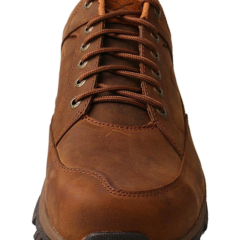 
                  
                    Front View of Twisted X Men's Saddle Hiker Work Shoe, Showing Toe Box
                  
                