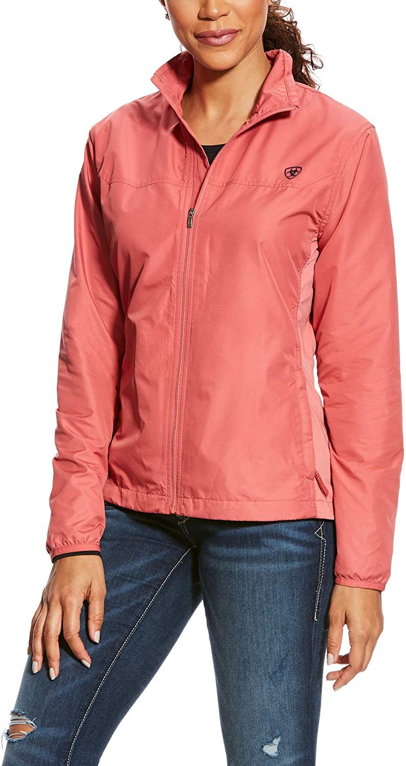 Ariat Women's Ideal Windbreaker Jacket in Frayed Red