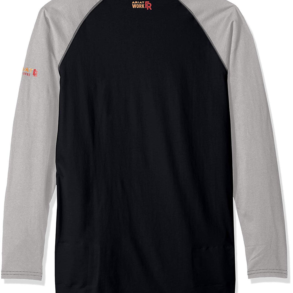 
                  
                    Back of Ariat Men's FR Baseball Long Sleeve Shirt
                  
                