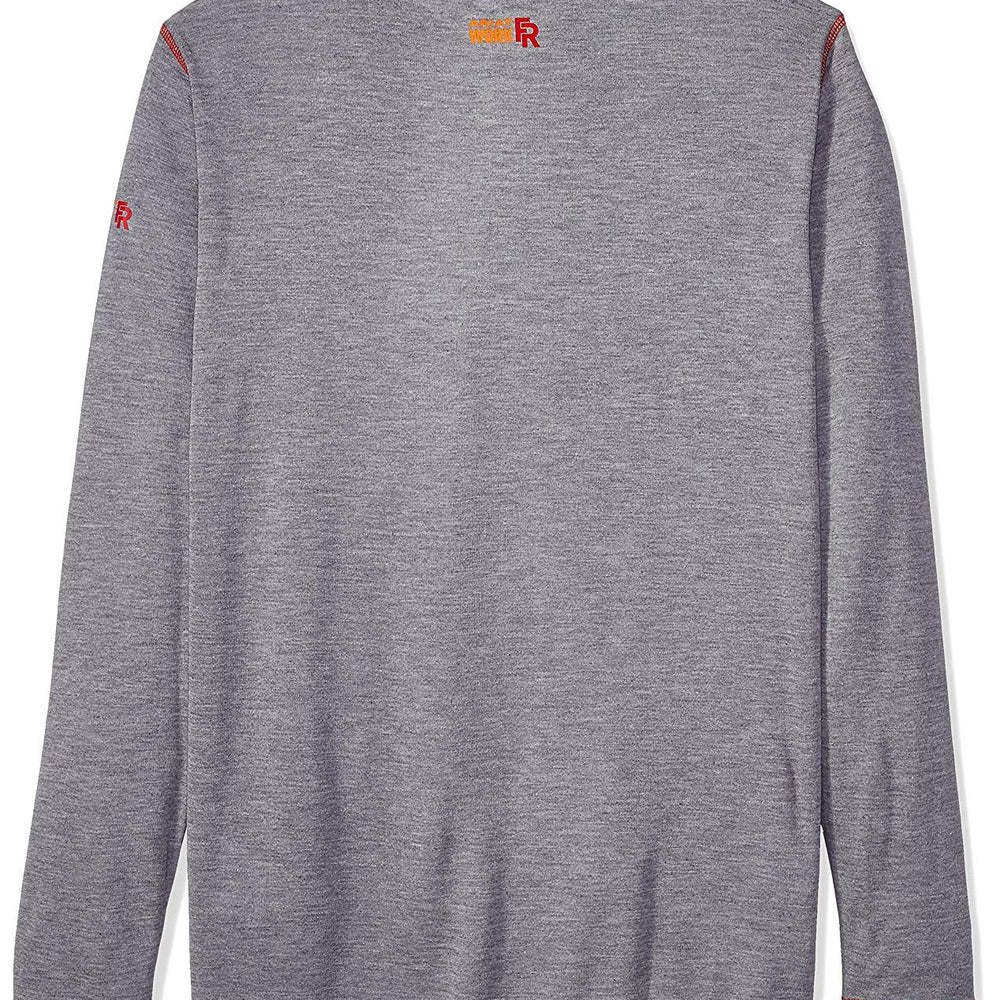 
                  
                    Back of Ariat Men's FR Polartec Base Layer in Gray
                  
                
