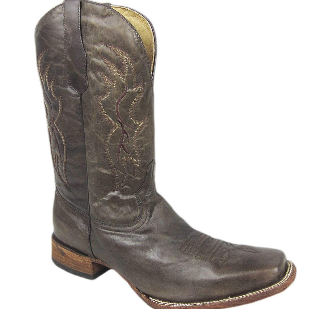 
                  
                    Side Profile of Corral Boots Men's Basic Tobacco Square Toe Cowboy Boot
                  
                