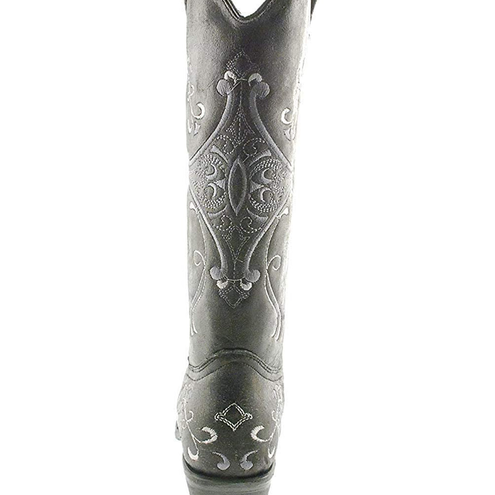 
                  
                    Back View of Circle G Women’s Embroidered Snip Toe Western Boot
                  
                