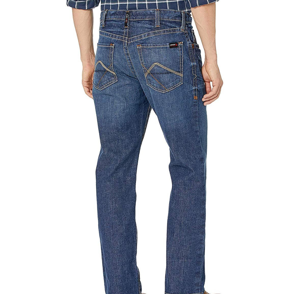 
                  
                    Back of Ariat Men's FR M4 Low Rise Basic Boot Cut Jeans
                  
                