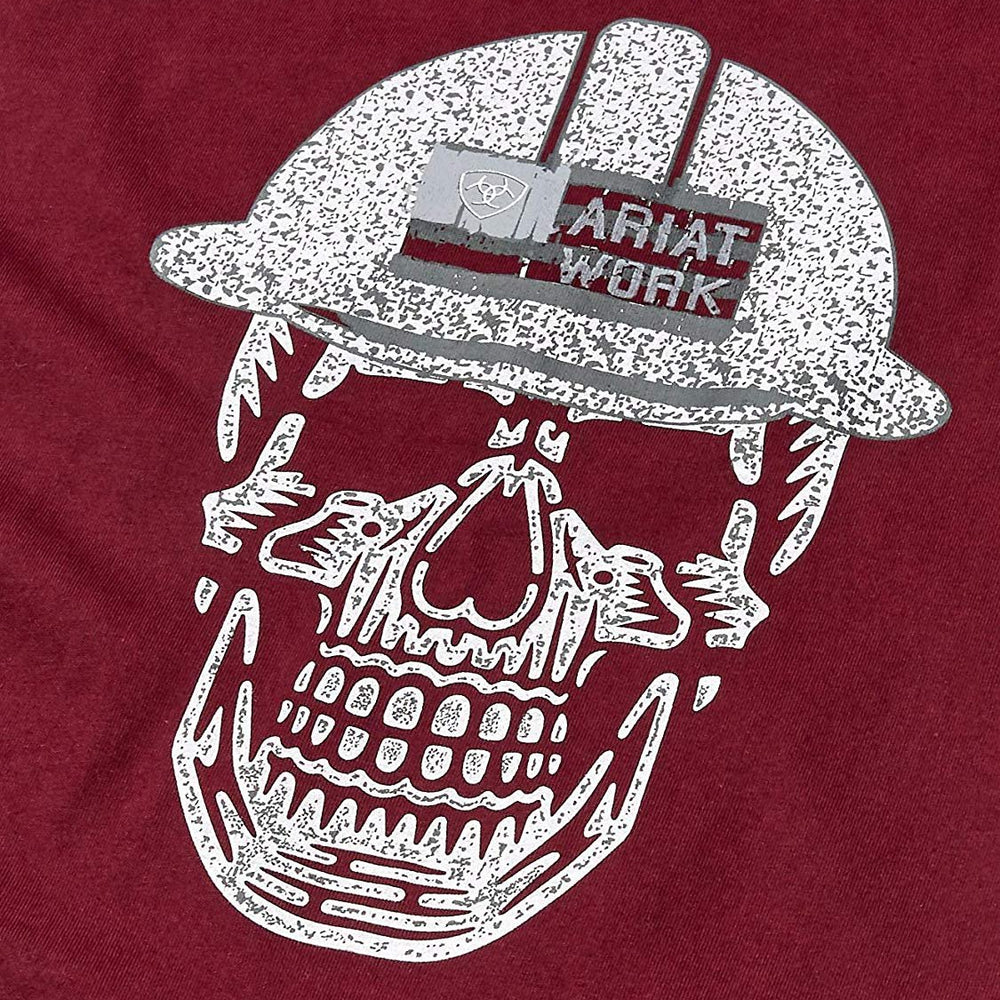 
                  
                    Skull Logo on Ariat Men's FR Roughneck Skull Logo T-Shirt
                  
                