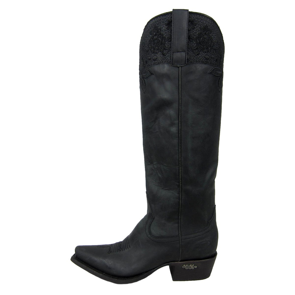 
                  
                    Miss Macie Women's Luna Embroidered Floral Black U6015-01
                  
                