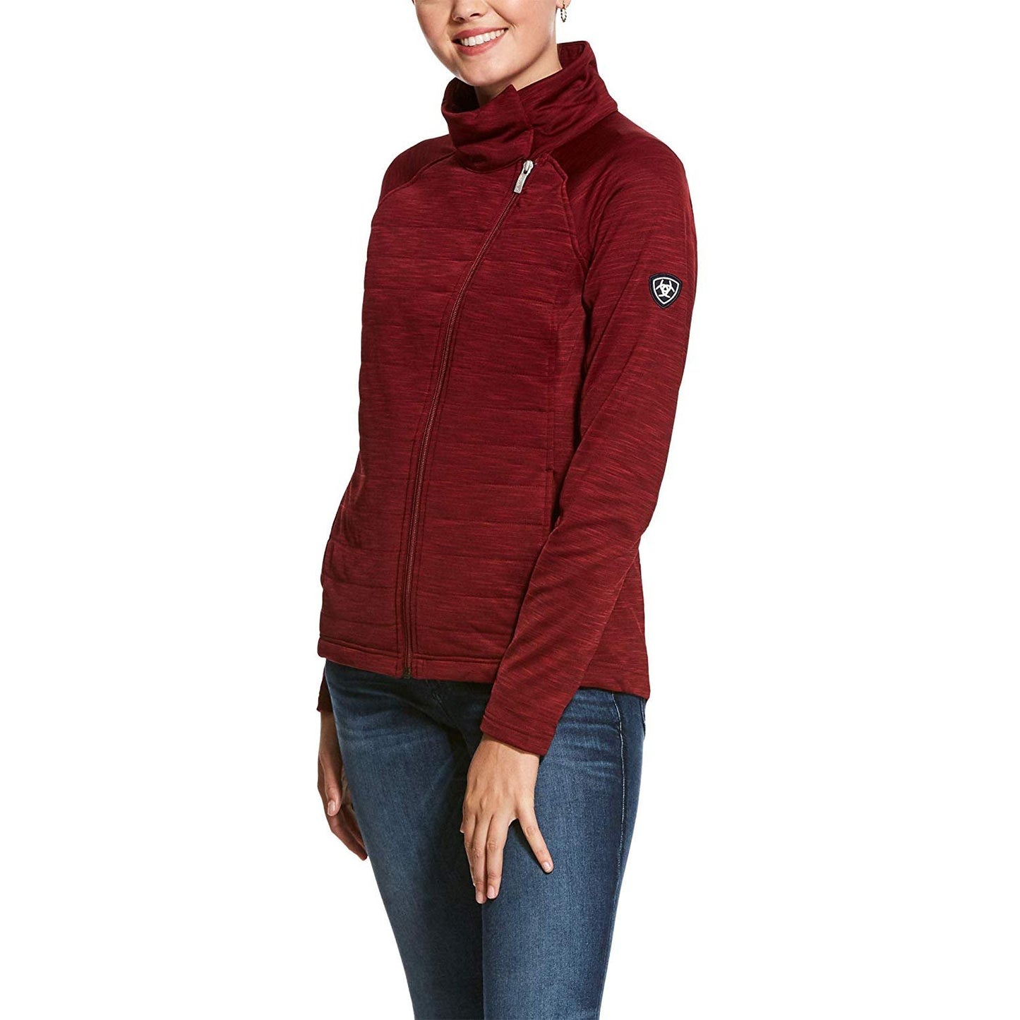 Ariat Women's Vanquish Full Zip Jacket in Cabernet