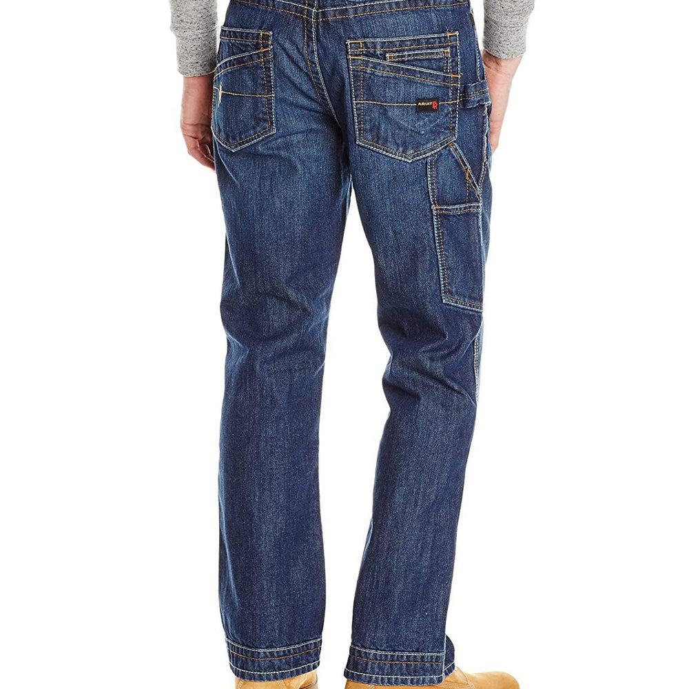 
                  
                    Back of Ariat Men's FR M4 Low Rise Basic Boot Cut Jeans
                  
                