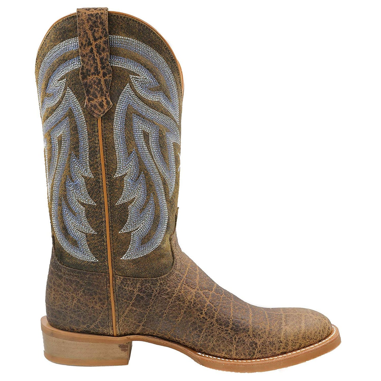 Side of Twisted X Men's Rancher Elephant Print Western Boot