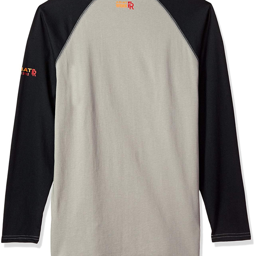 
                  
                    Back of Ariat Men's FR Baseball Long Sleeve Shirt
                  
                