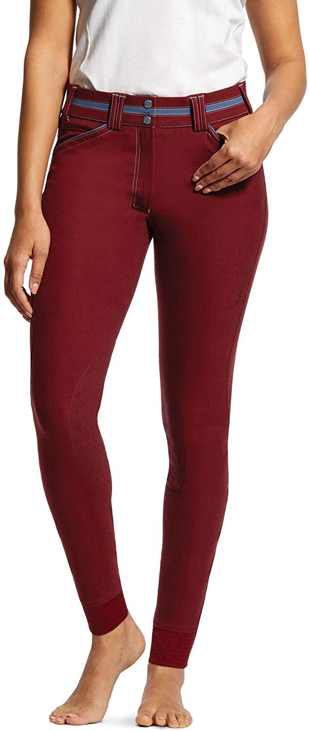 Ariat Women's Heritage Elite Grip Full Seat Breech in Cabernet